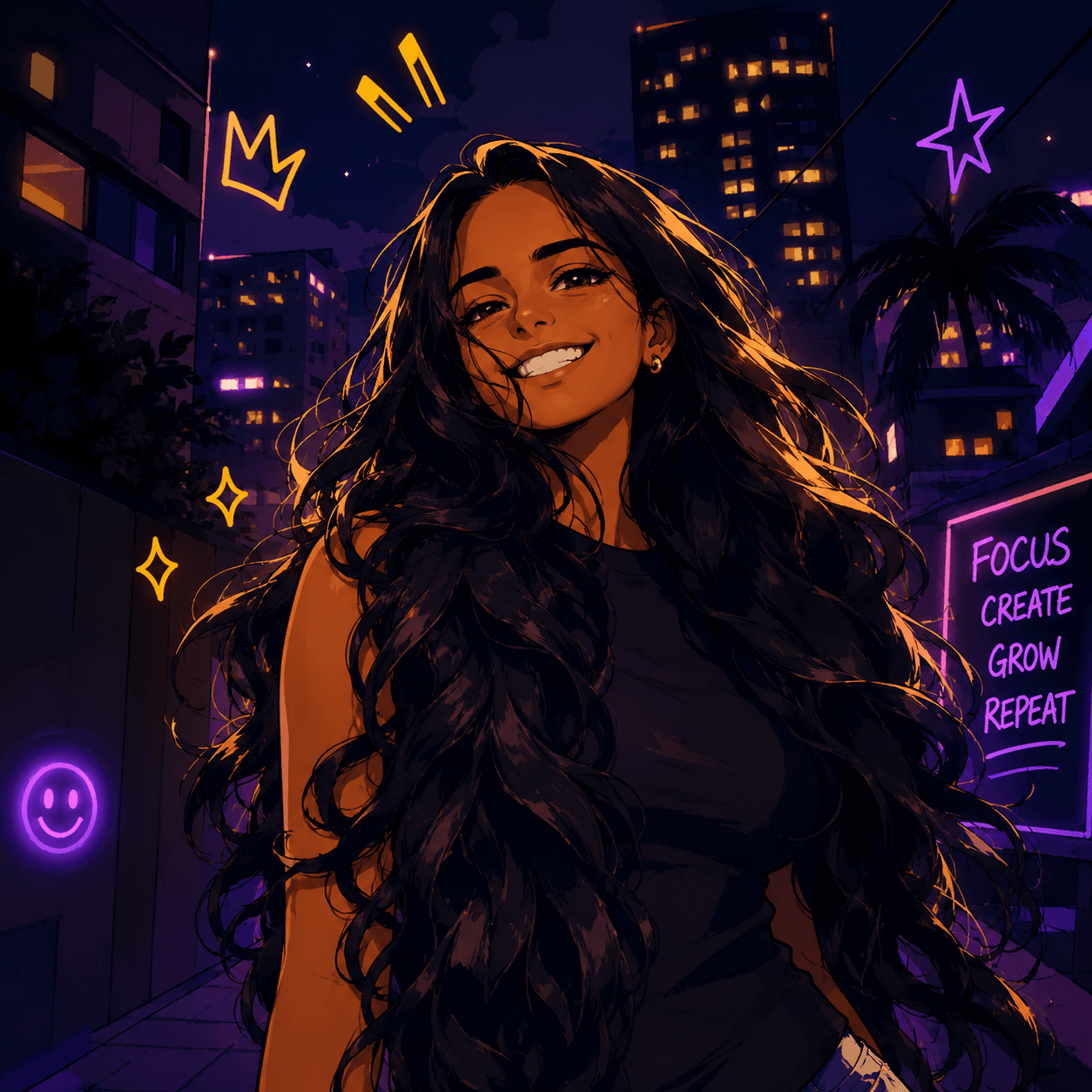 Isanjalee portrait illustration